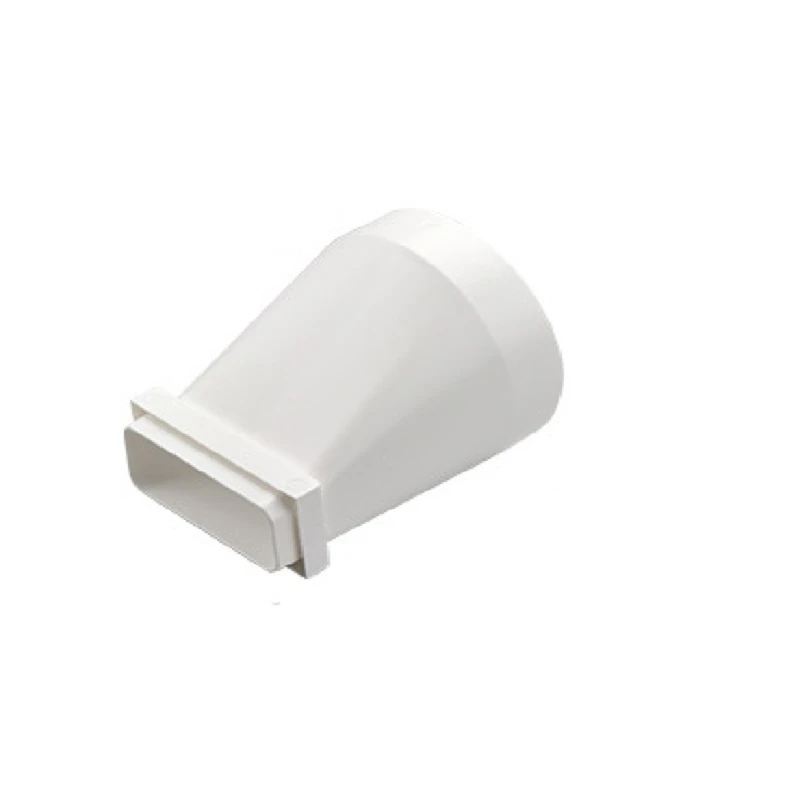 

Flat Ducting Adaptors to Round Converter Dryer Vents Hose Adapters Connector