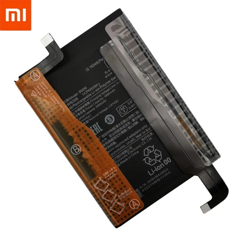 2024 New 100% Original Battery BM56 Battery For Xiaomi POCO F3 GT Redmi K40 5G BM56 High Quality Mobile Phone Batteries 5065mAh