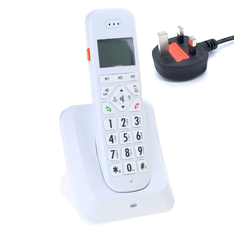 D1011 Cordless Home Phone Telephone Clear Caller Display Number Storage CallerID/Call Waiting Home Landlines Phones Dropship