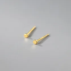 925 Sterling Silver Earrings For Women Stud Super Small 925 Silver Earring Round Woman Earring Stud Silver 925 Keep Piercing
