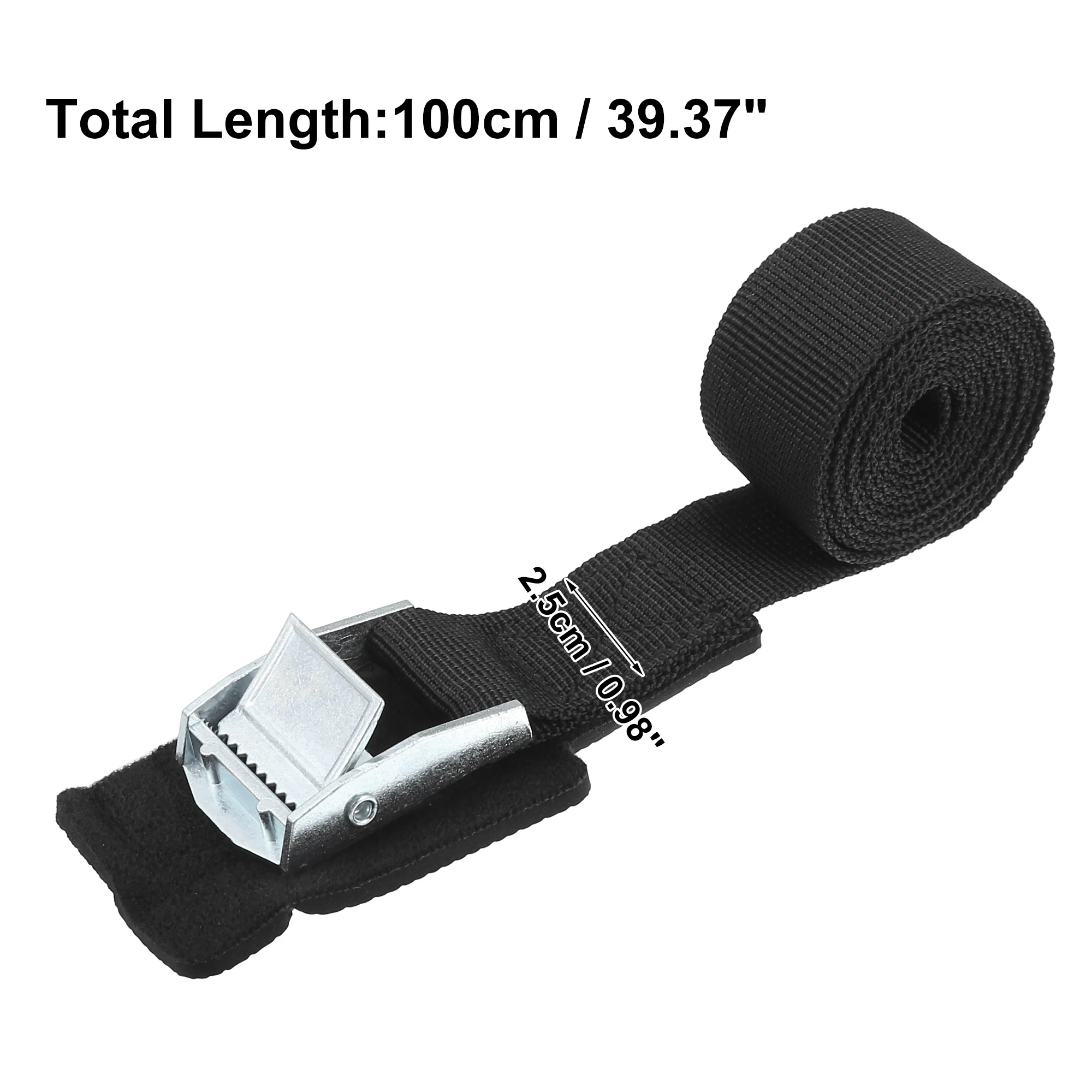 X Autohaux 2 Pcs Tie Down Straps 400kg Load Capacity Lashing Strap Adjustable Cam Buckle Cinch Straps for CargoLuggage Traile