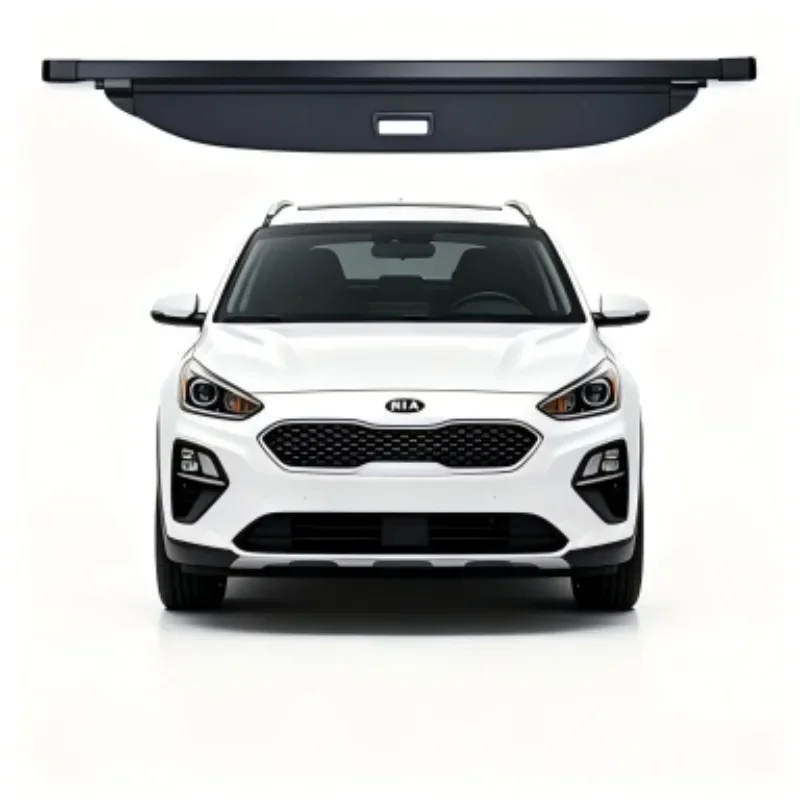 Retractable Trunk Cargo Cover, Privacy Anti-peeping Shield for Kia Niro 2017-2023