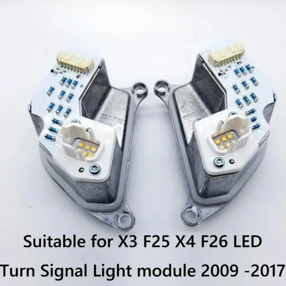 New LED Angel Eyes Turn Signal for BMW X3 F25 X4 F26 2009 -2017 Daytime Running Light Replacement Board 63117406357 63117406358