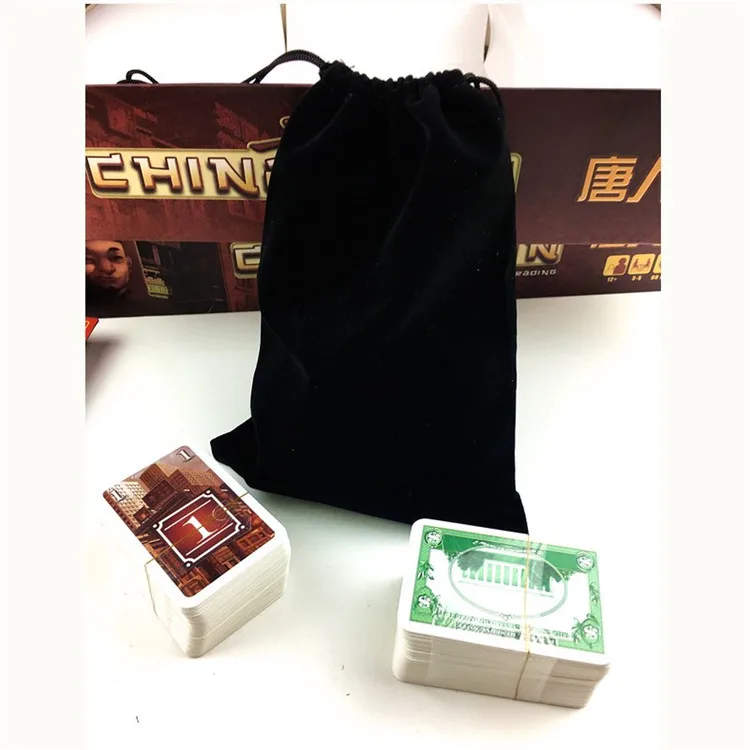 Board Game China Town Cards Game Negotiation Tycoon Chinese Version Business Cooperation Game Card