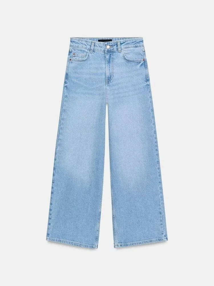 

Новые женские джинсы с высокой талией, широкими штанинами, удобные, повседневные, прямого кроя, в стиле бойфренд, из выстиранного хлопкового денима, в ретро-стиле, весна-лето