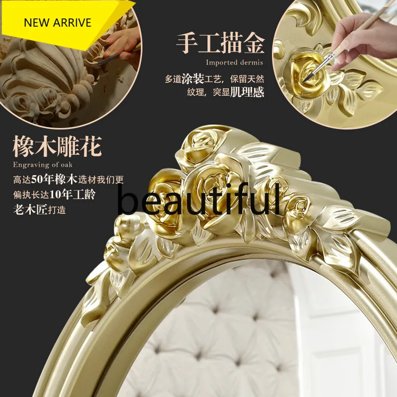 M132 European dressing table bedroom modern makeup stool European solid wood dressing table makeup table