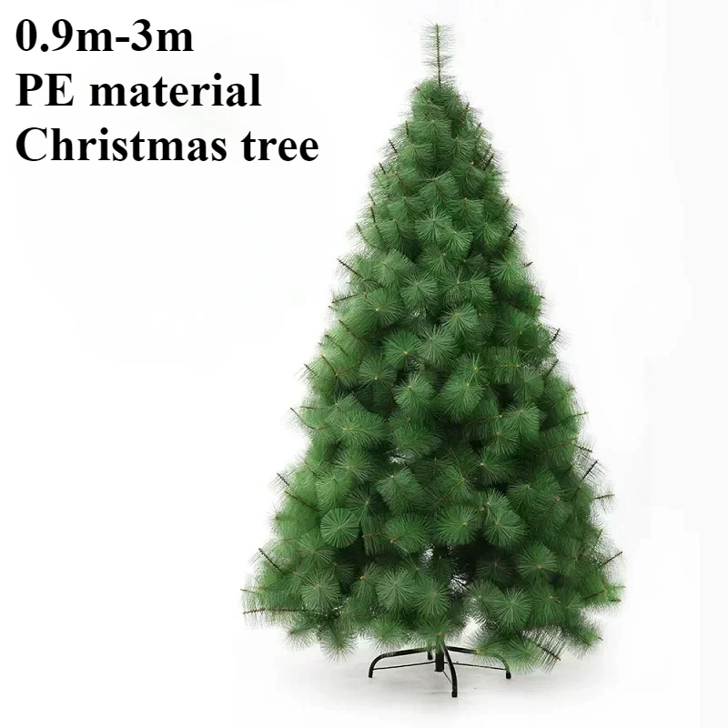 Simulation Pine Needle Christmas Tree PE Encrypted Christmas 120cm-300cm Atmosphere Home Decoration Supplies Christmas Tree