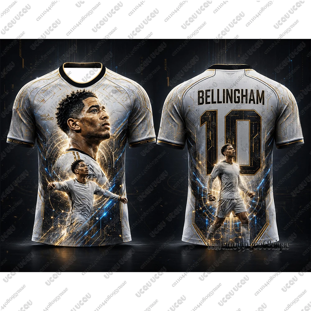 2026 Neue Nr.10 Design-Edition Fußballtrikots für Erwachsene/Kinder Bellingham Sonderedition Trikots Fan-Geschenke Eltern-Kind-Trikots – Detail 11