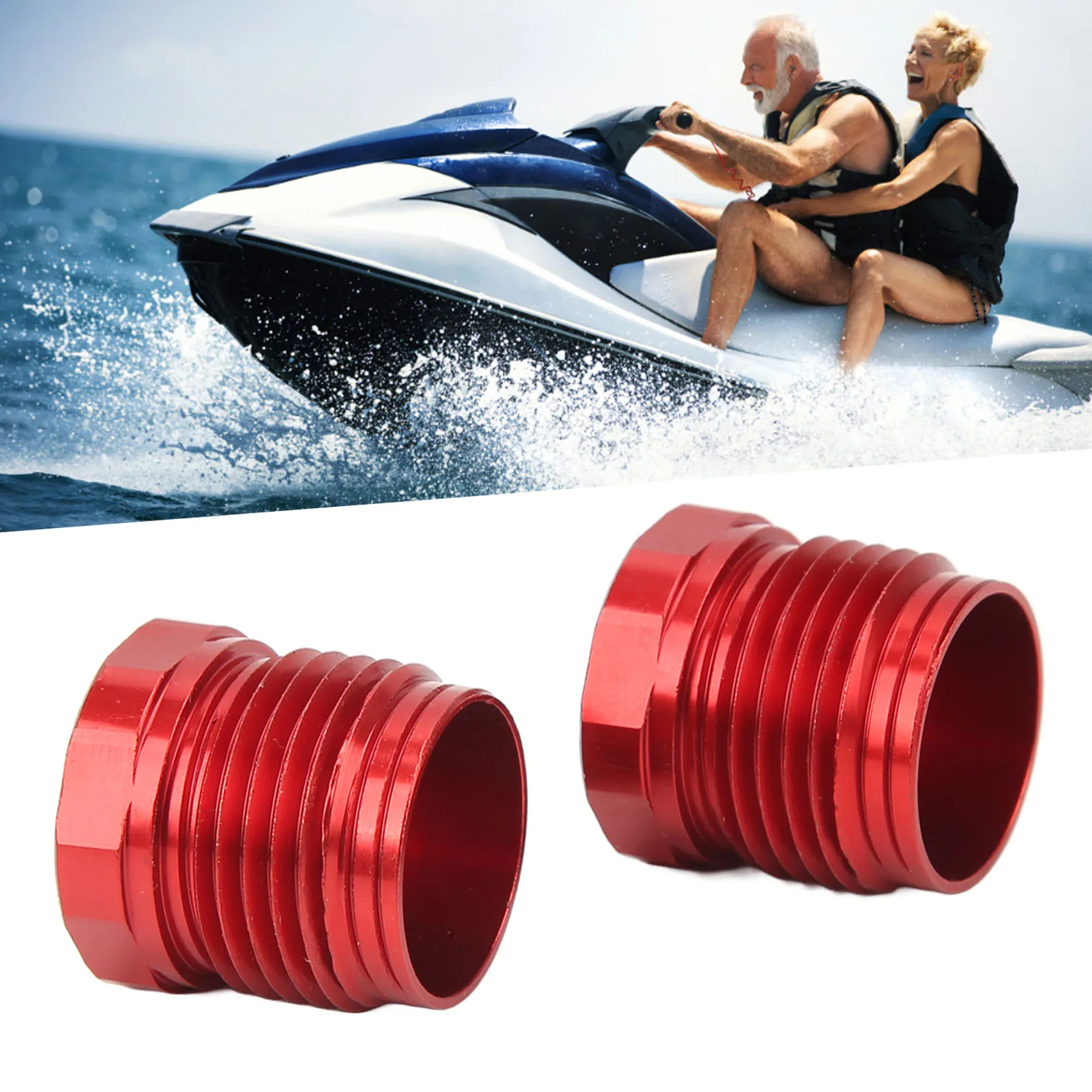 Steering Reverse Cable Lock Nuts With Seals 293830063 277001729 Replacement For SeaDoo Gtx