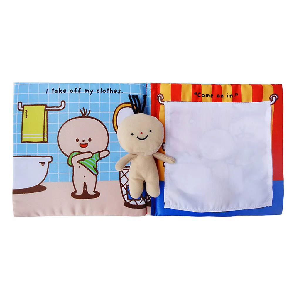 

Первая тканевая книжка для малышей: моющаяся, мягкая, сенсорная книжка для купания, развивающая игрушка для раннего обучения, подарок для младенцев и малышей