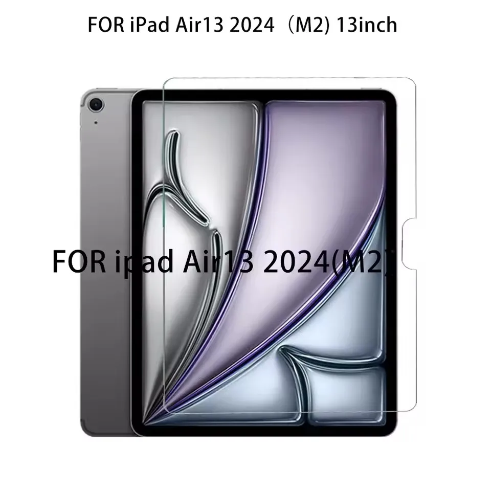 2Pcs For iPad A16 2025 Pro 13 M5 M4 12.9 10th 9th 8 7 Generation Air 11 M3 M2 5 4 3 2 Mini 7 6 Tempered Glass Screen Protector