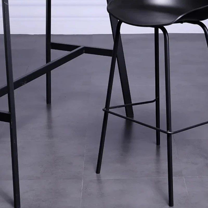 

Reinforce Black Bar Chair Kitchen Waterproof Reception Desk Barhocker Torque Aesthetic Chair Owl Bar Stools Stainless Furniture