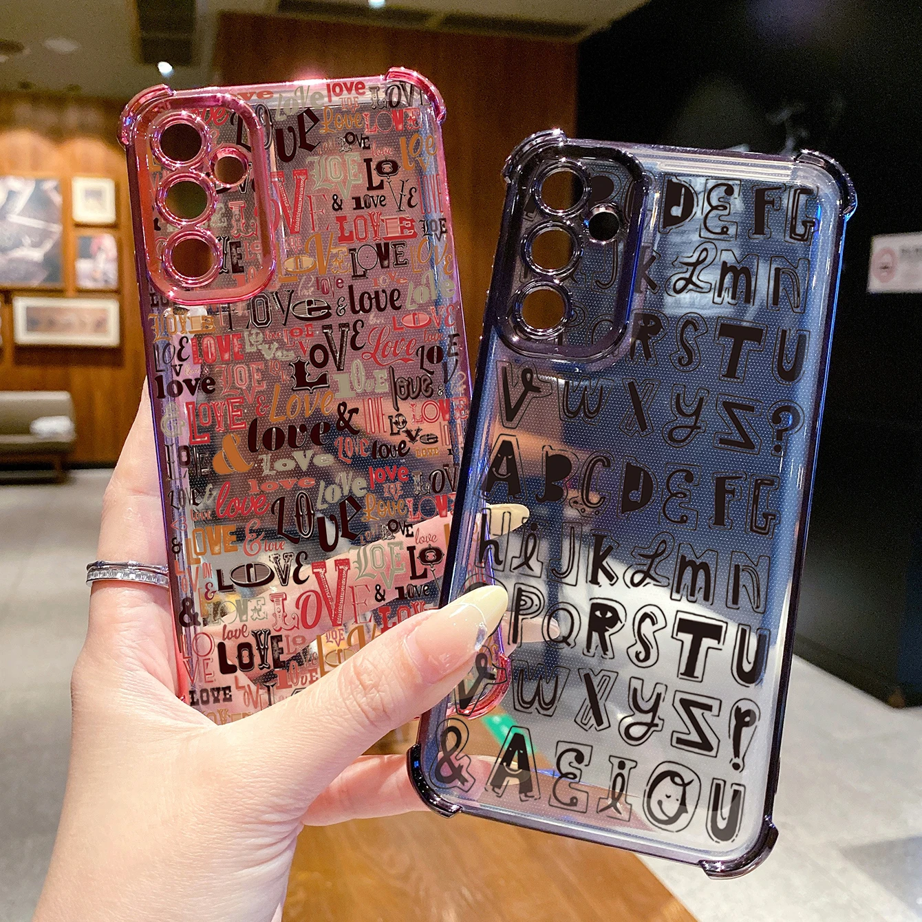 Для совместимости с Samsung Galaxy A15 A05 A35 A55 A14 A34 A56 A36 A06 A16 Love Letters Прозрачный чехол с защитой от падения Для совместимости с Samsung Galaxy A15 A05 A35 A55 A14 A34 A56 A36 A06 A16 Love Letters Прозрачный чехол с защитой от падения