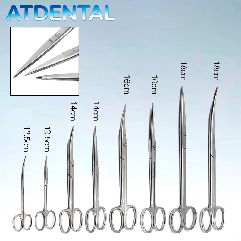 

Dental Surgical Scissors Straight Tip Stainless Steel Stitch Removal Scissors Surgical Grade Autoclavable Dental Tools