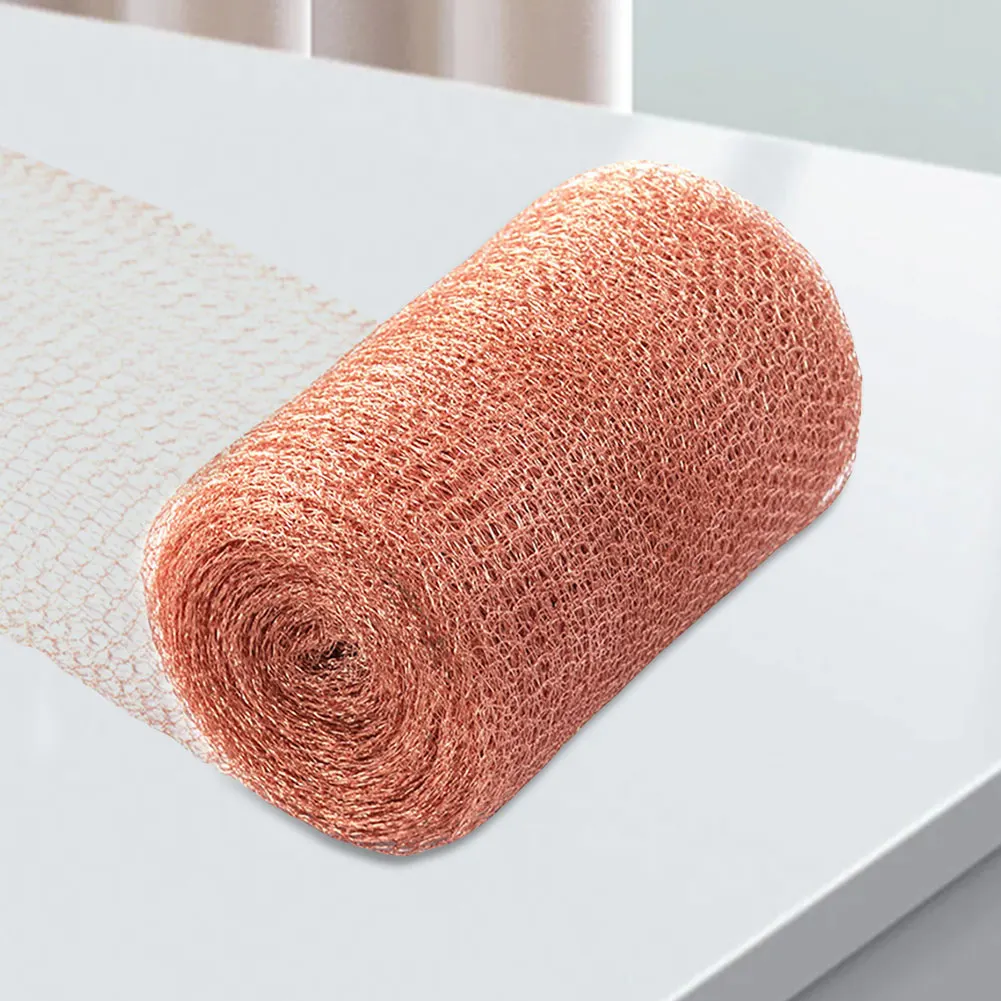 10m Copper Mesh Roll Pure Copper Wire Netting for Pest Control Snails Mice