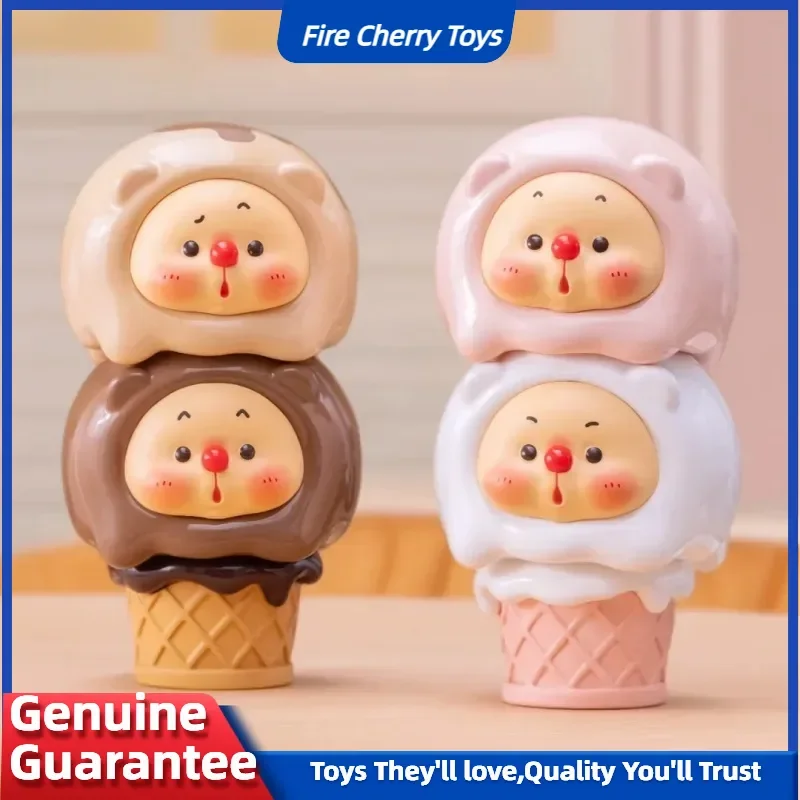 

Новый оригинальный Oyo Bear Cub, штабелирование мороженого, забавная мини-глипая коробка, загадочная коробка, кавайные игрушки, модная кукла, орнамент, кукла, рождественский подарок