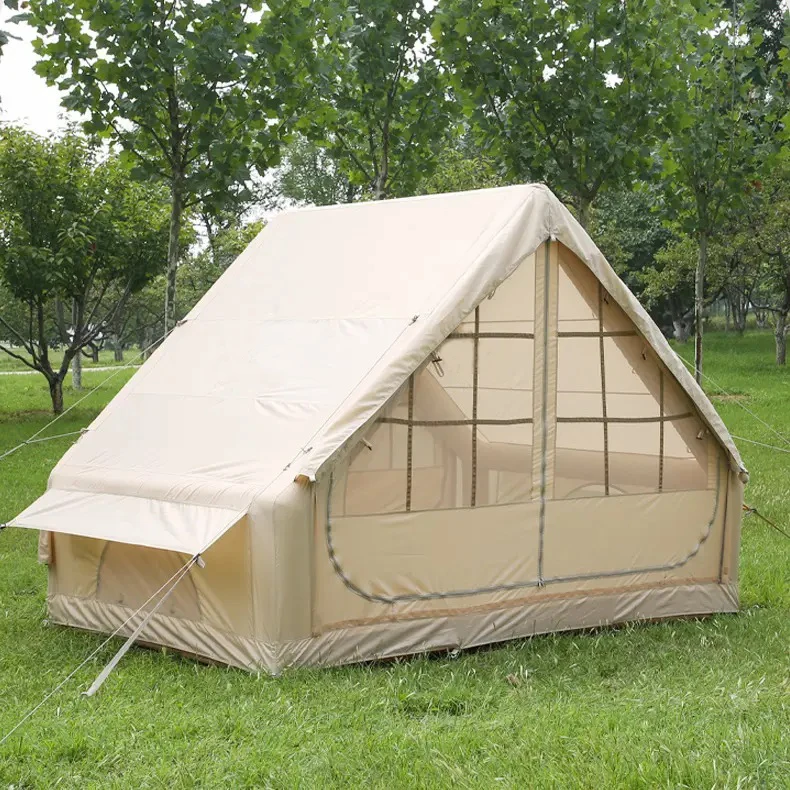 #￥Quick Automatic Opening Airtent One Bedroom 1 - 2 Person Tent Extended Type Inflatable Tent for Camping