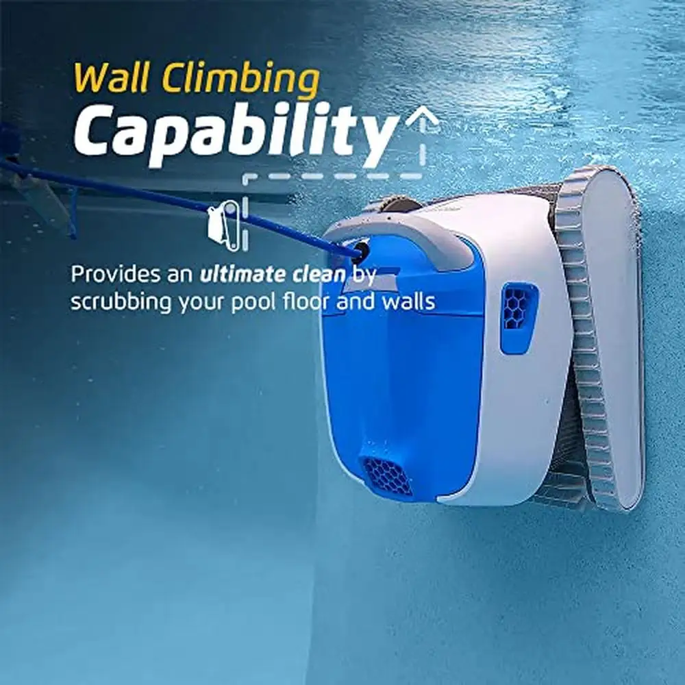 Automatic Robotic Pool Cleaner Wall Climbing Waterline Scrubber In-Ground Pool up to 50 FT Easy Filter Care  Proteus DX4 Legacy