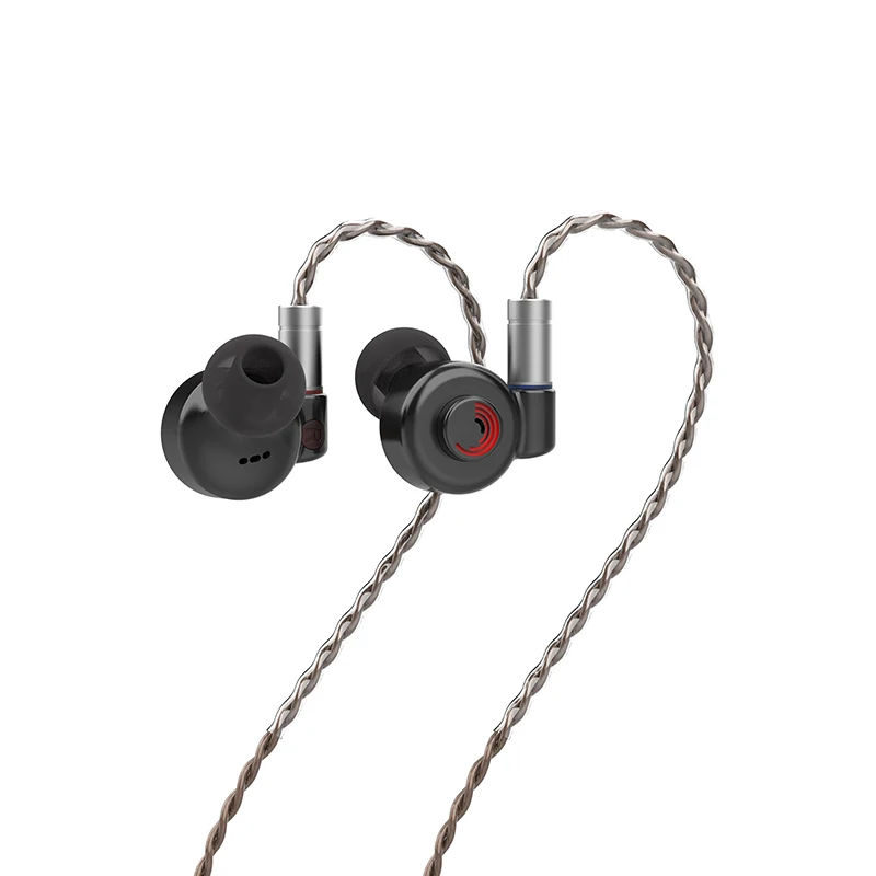 LETSHUOER D13 13mm IEMs dinámicos bobina móvil en el oído Monitor de alta fidelidad estudio carbono DLC diafragma bajo audiófilo músico auriculares