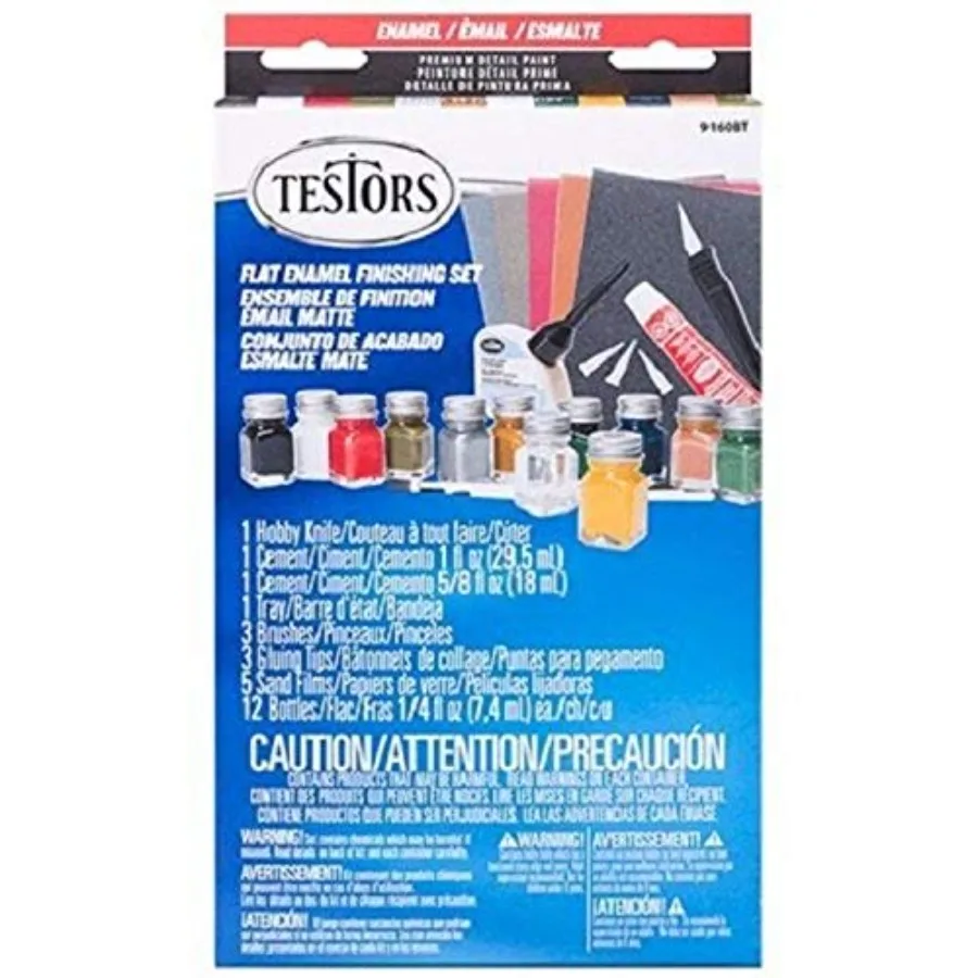 

【Spot goods】Flat Finish Enamel Paint Set Packaging may vary