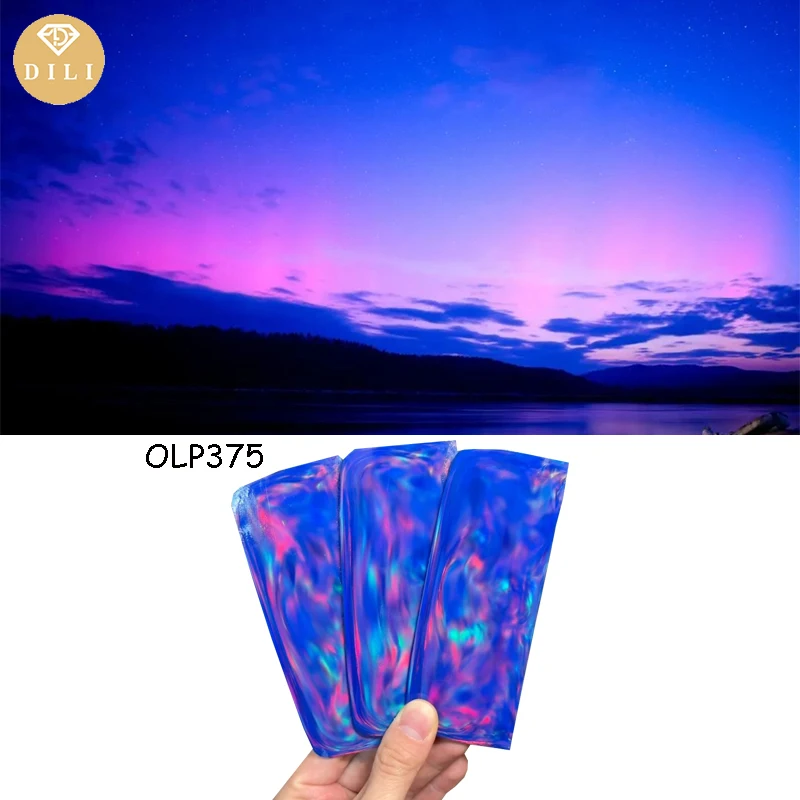 Resin Colloidal Imitation Opal OLP75 Purple Blue Oparex Nebula Aurora Opal Rough Material