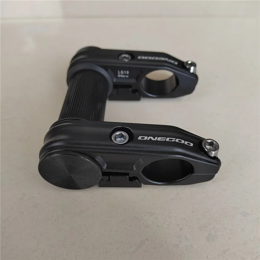 BMX Double Bike Stem for Folding Bike Stem Riser Bicyle Handlebar Stem for 25.4mm Handlebar Adjustable