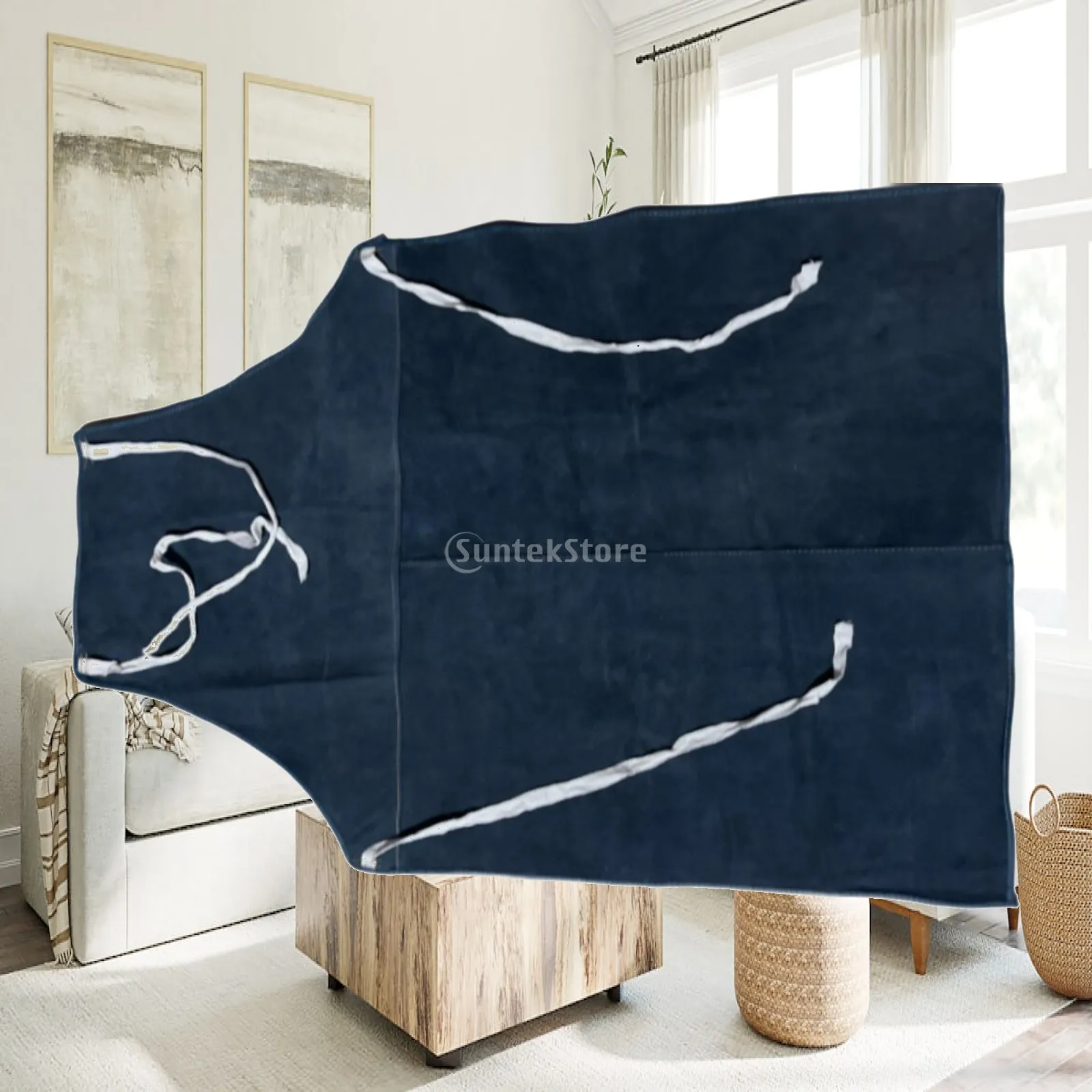 Safety Welding Apron Cowhide Leather Work Apparel for Welding Grinding Barbecue Protective Clothing