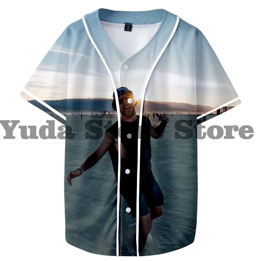 Marten Horger Merch Baseball Jersey Men/Women Casual Thin button Baseball uniform Oil Slick Custom Jersey Style1