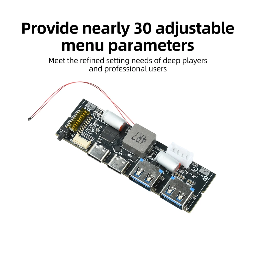 3-5S PD 100W Power Bank Module With MPPT Solar Charging DIY Mainboard For Lithium Battery Protection And Fast Charging