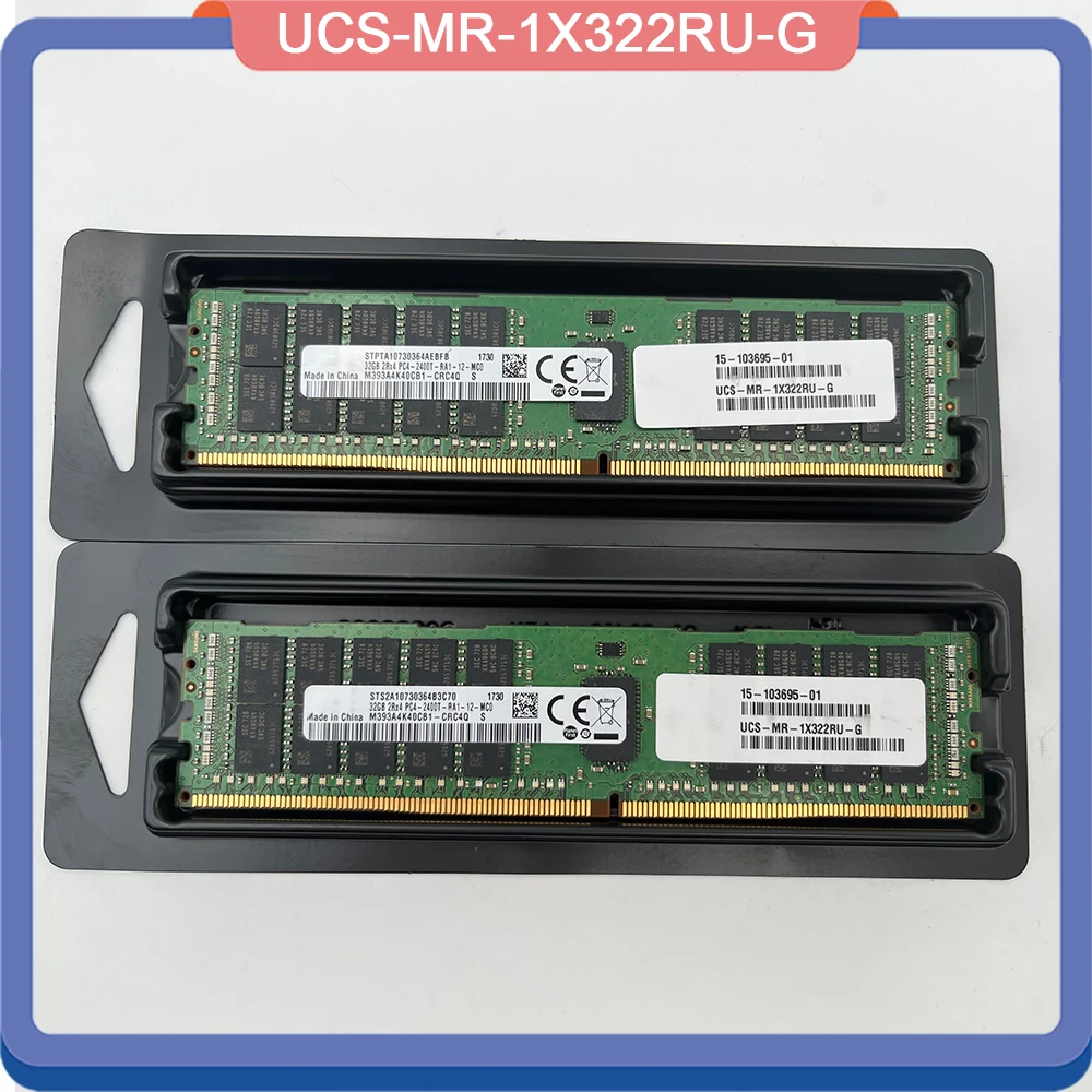 1 PCS UCS-MR-1X322RU-G For Cisco UCS C200 C220 C240 M4 Memory 32G 32GB DDR4 2400MHz 2400T ECC RAM