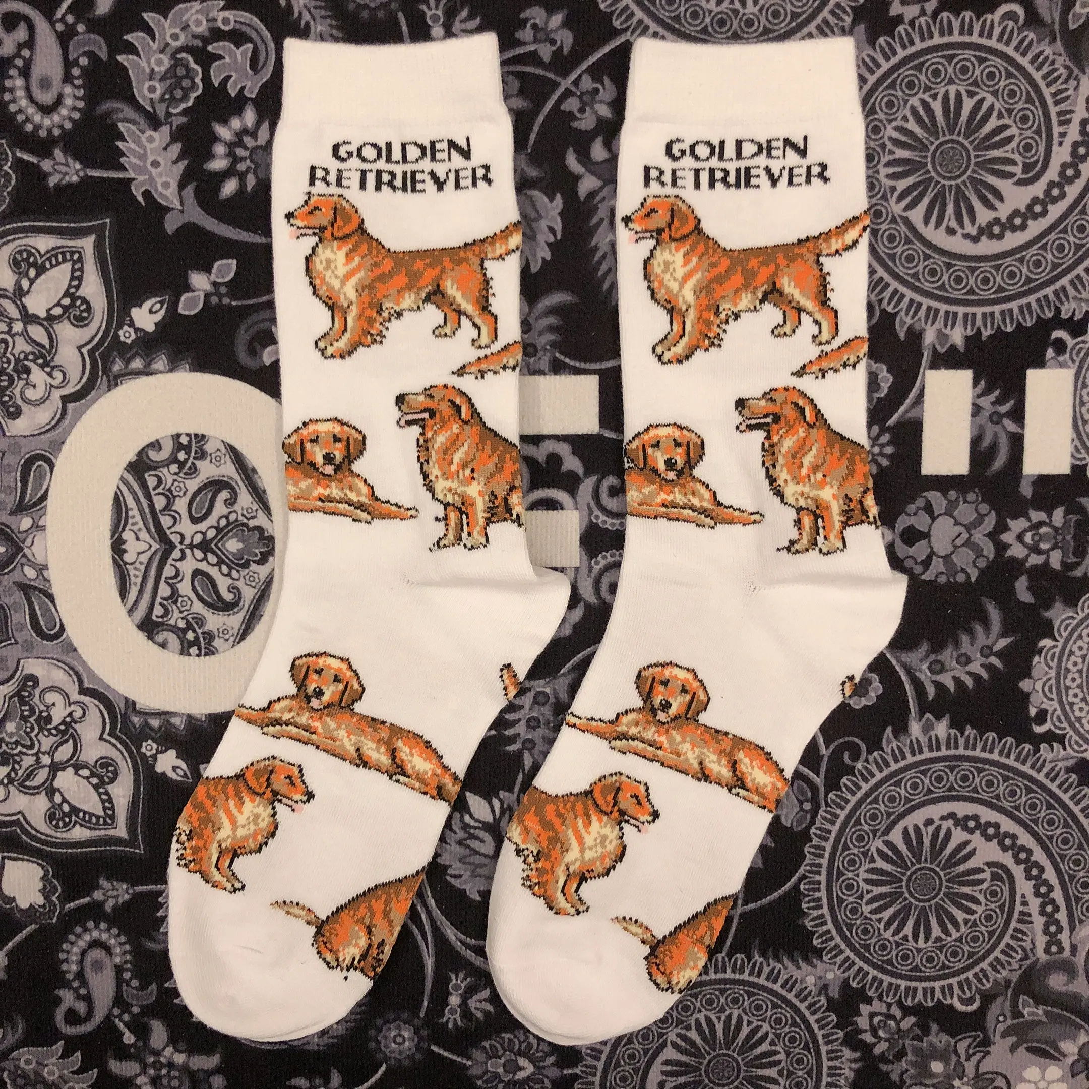 Adult Crew Cotton Socks Skateboard Golden Retriever Pup Puppy Good Dog Doggy Pet OFFICIAL Original Design 2020 Street Fashion