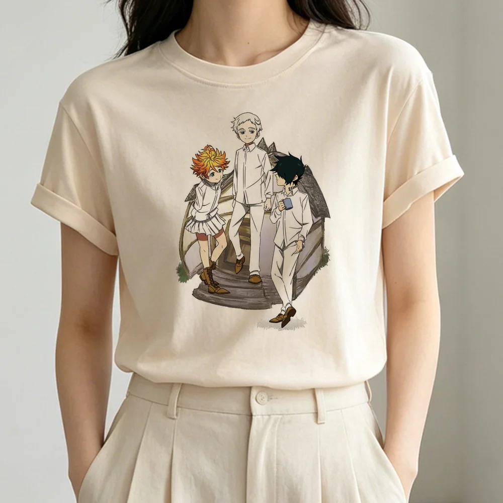 the Promised Neverland tshirt female party japanese cute vintage kawaii top tees kawaii goth baddie japanese funny