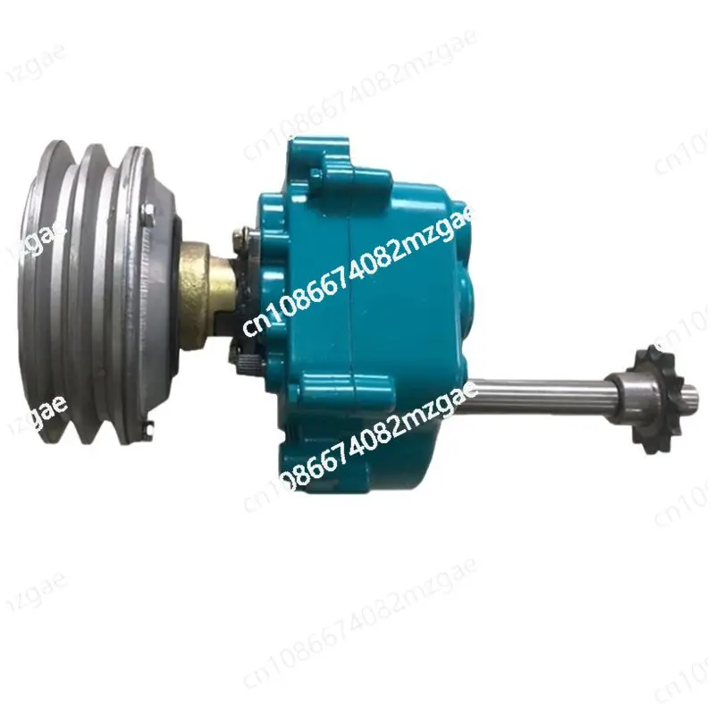 Pastoral management machine gearbox, small agricultural machinery gearbox two in and one out dry clutch gearbox