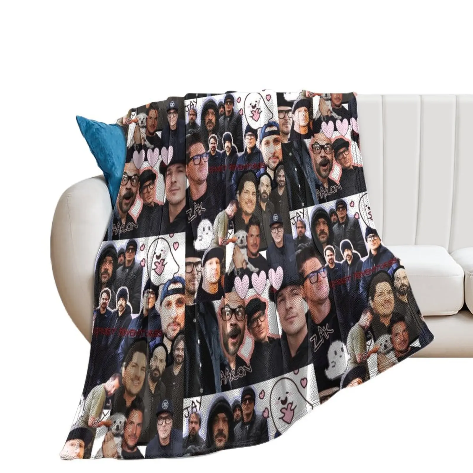 Ghost Adventures Throw Blanket Flannel Sofa Quilt Soft Plush Plaid christmas gifts Blankets