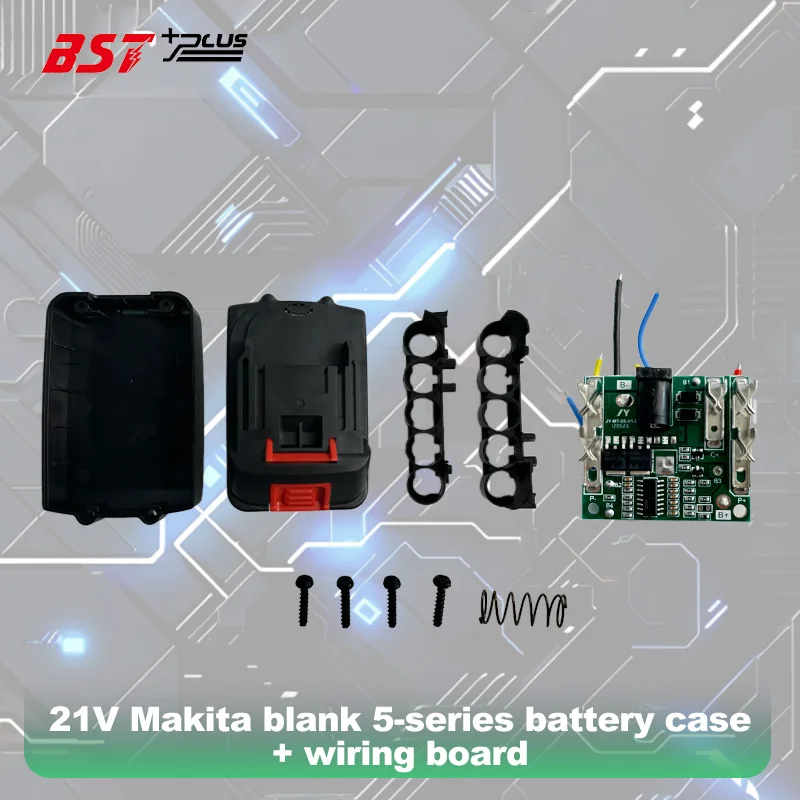 21V DC Power TOOL บอร์ดป้องกันลิเธียมแบตเตอรี่โทรศัพท์มือแผงวงจร BMS + ขายึดบ้าน