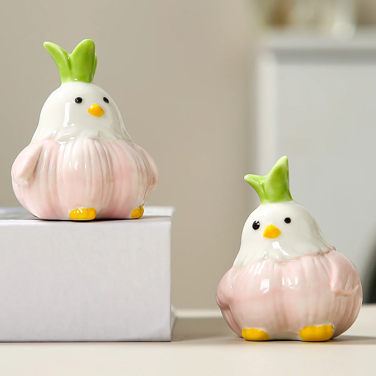 

Creative Garlic Bird Ceramic Tea Pet, Office Cute Ashtray, Living Room Desktop Decoration Items, Toy Ornaments Home Accessories