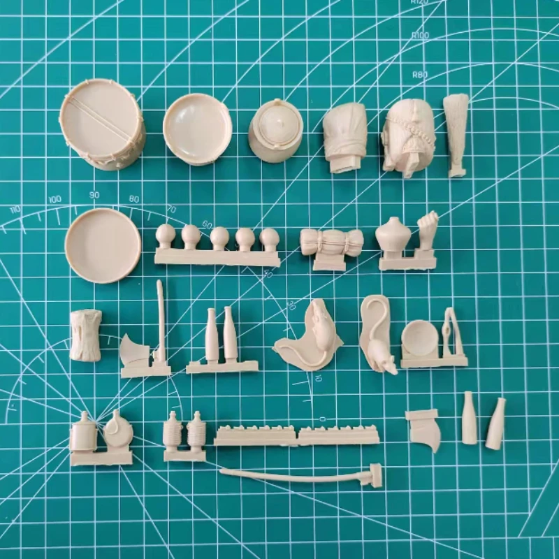 120 مللي متر مقياس يموت الصب الراتنج نموذج تجميعها عدة الملحقات الميدانية المشهد نموذج المفككة وغير مصبوغ لا ورقة محفورة