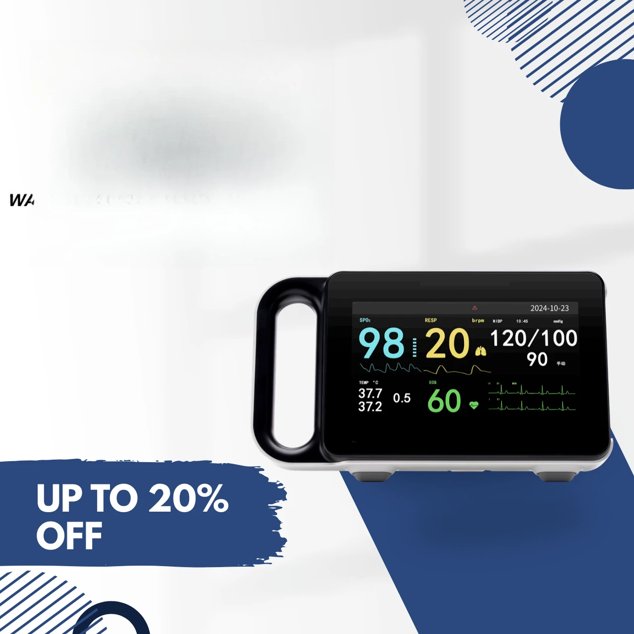Animal , dog pet electrocardiogram analyzer, ultrasonic scanner, portable multi-parameter veterinary patient