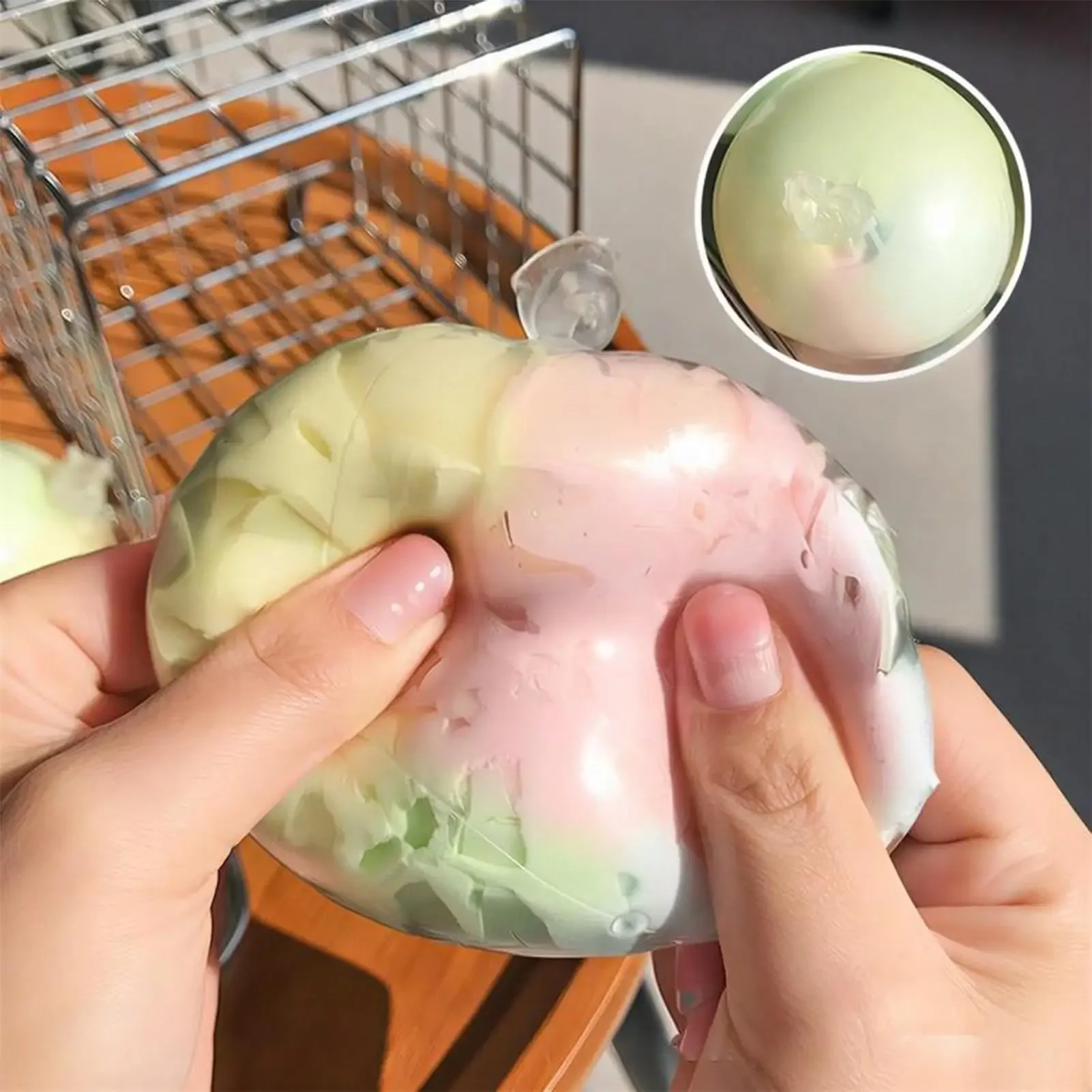 Pelotas antiestrés blandas de cera con rebote lento, juguete sensorial silencioso para niños y adultos, juguete relajante para aliviar el estrés