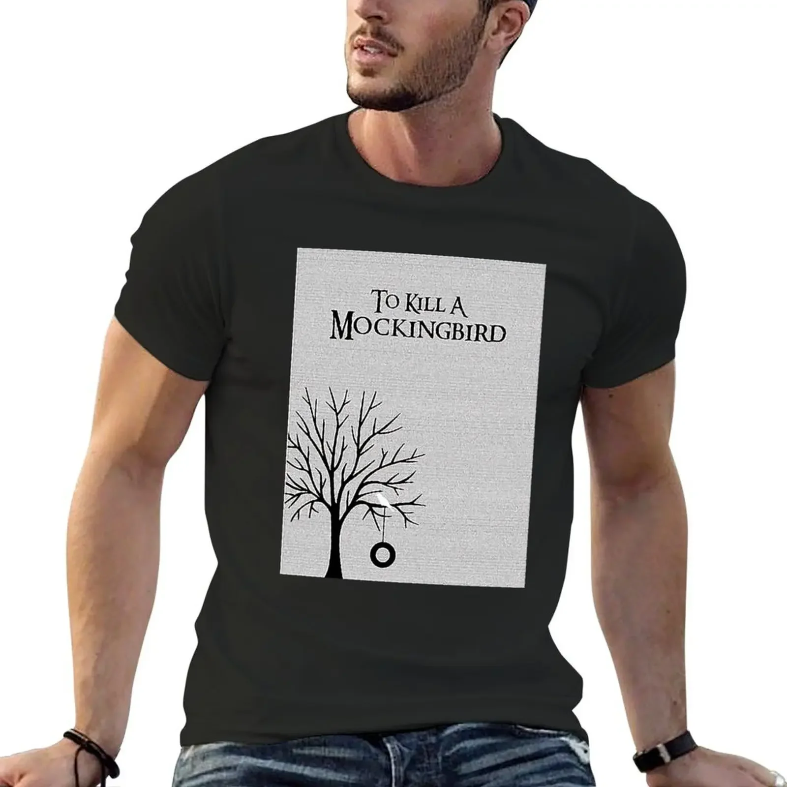 

To Kill A Mockingbird -To Kill A Mockingbird Lit Print Framed Print T-Shirt anime tshirt shirts graphic workout shirts for men