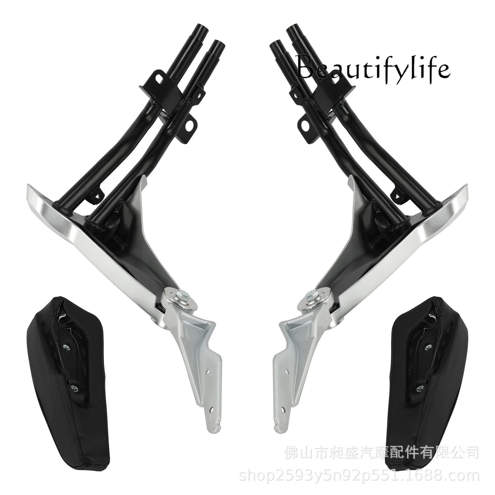 LS for K1600GTL 2010-2018 rear seat passenger armrest modified rear trunk backrest accessories