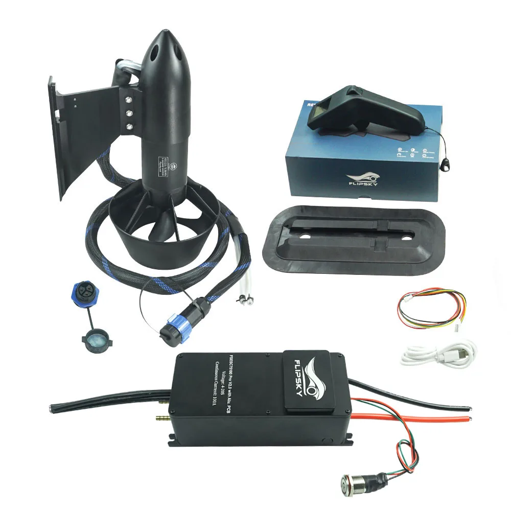 Flipsky Motor 65121 3700W Waterproof Underwater Thruster Electric Boat Thruster ForJet Boards /Outboard Motor / Drive Boat Jet