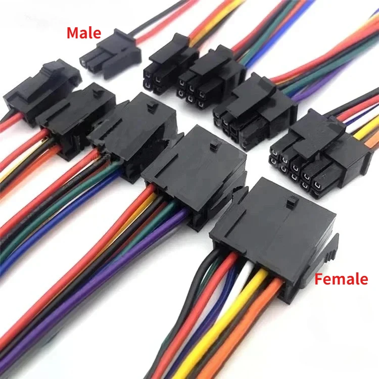 

5pcs Micro-fit MX3.0 43025 43020 20AWG Dual Row Small 5557 5559 Male To Female Air Dock Electronic Terminal Wire Cable Harness