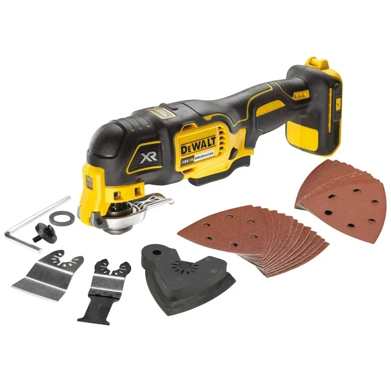 DEWALT DCS355 Oscillating Tool Kit Brushless Cordless Starlock Compatible Multifunction Oscillating Multi-Tools Trimmer Saw