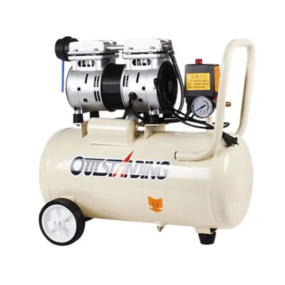 Portable High Pressure Air Pump Small Oil-free Air Compressor Industrial Grade 220V Silent Air Pump for Air Compressor