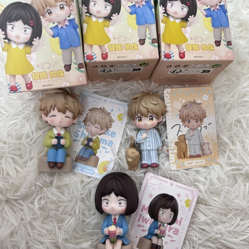 Hot Genuine Anime Skip And Loafer Blind Box Mitsumi Iwakura Shima Sousuke Doll Surprise Mysterious Box Anime Model Kid Toy Gifts