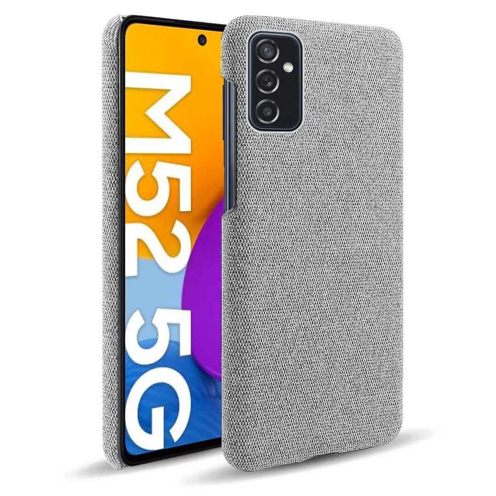 Anti-Sweat Fabric Thin Case for Samsung Galaxy M52 5G M 52 32 M32 A13 A52 A72 A12 A33 A53 A73 Non-Fingerprint Phone Cover Fundas