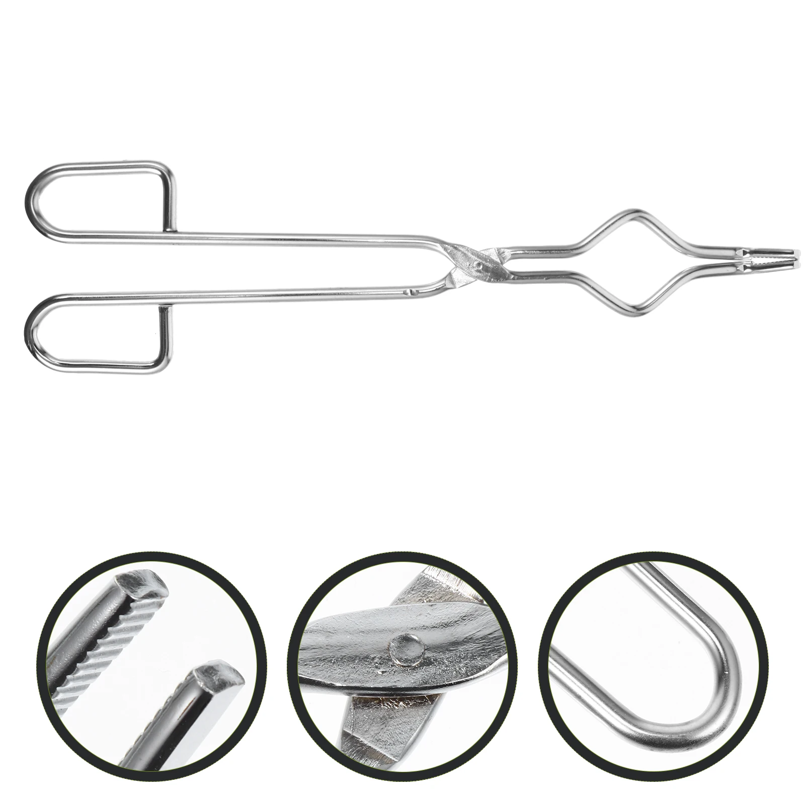 

Crucible Clamp Flask Beaker Lab Supplies Stainless Steel Chemical Accessories Experimental Tools Teaching Equipment