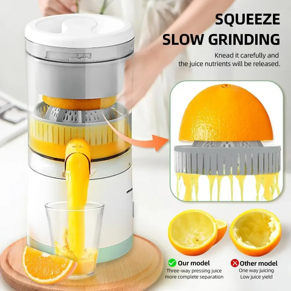 Electric Juicer Citrus Orange Squeezer Lemon Juice Fruit Blender Machines USB Charging Travel Automatic Fresh Squeezing Mixer