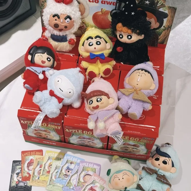 

Genuine Crayon Shin Chan Fairy Tale Vinyl Doll Blind Box Keychain Pendant Collectible Toy bag charm birthday gift